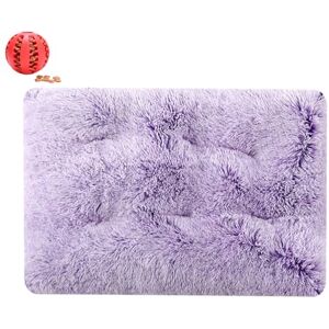 DOTBUY-SHOP Panier Chien Peluche Coussin Chien Rectangulaire Lit pour Chat, L'automne Coussin Chat Lavable Peluche Animale Compagnie Lit Coussin Convient pour Chiens et Chats (45X30CM,Violet) - Publicité