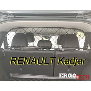 ERGOTECH Filet Grille de séparation Coffre pour Renault Kadjar, RDA65-S, pour Chiens et Bagage - Publicité