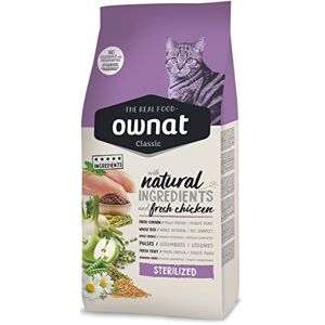 Ownat Classic Sterilized Cat Aliment pour Chats – 1500 GR - Publicité