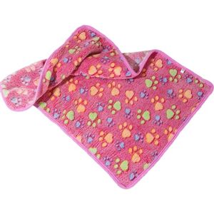 Shienfir Tapis pour Chiot, Couverture pour Animal de Compagnie, Couverture pour Chien, Tapis de Sommeil en Polaire Doux et Moelleux, Lavable, Chaud, pour l'hiver, Couverture pour Chiot et Chaton Rose - Publicité