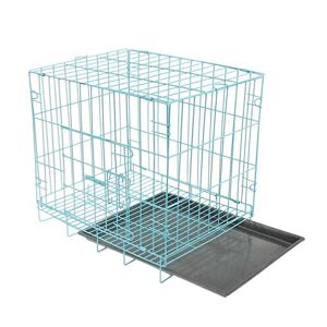 UKCOCO Maison de Cage pour Animaux de Compagnie Niche pour en Plein air enclos pour d'intérieur clôture portative Automobile Cage Pliante Cage pour Porte Simple Coquille - Publicité