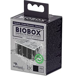 Aquatlantis Tecatlantis Easybox Mousse de Charbon Recharge Filtrante pour Filtres Mini Biobox 1/2/0 pour Aquariophilie Taille XS - Publicité