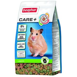 Beaphar – CARE+ – Alimentation Super Premium extrudée pour hamster – Avec des protéines animales – Haute digestibilité & valeur énergétique – Usure naturelle des dents – Sans sucres ajoutés – 250g - Publicité