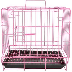 UKCOCO Caisse pour Animaux De Compagnie Cage pour Chien en Métal à Une Porte Cage Pliante en Acier pour Chien Cage à Chien en Acier Cage pour Petit Chien Caisses Chenil pour Chiens XXL - Publicité