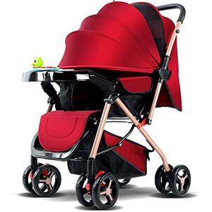 FLEAGE Chat animal vélo Buggy landau luxe 4 tours grands chiens taille moyenne chien chariot animal de compagnie chariot fournitures pour animaux de compagnie (rouge) - Publicité