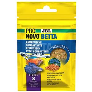 JBL PRONOVO BETTA FLAKES, Aliment de Base pour Poissons Combattants de 3-10 cm, Flocons pour Poissons, taille S, 20 ml - Publicité