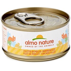 almo nature Mega Pack Natural au Filet de Poulet Nourriture Humide pour Chat Adulte: 6 boîtes de 70g - Publicité