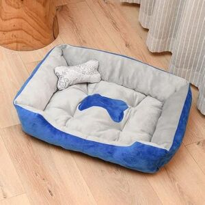 VIXDA Super Doux canapé os lit pour Animaux de Compagnie Linge Chaud Maison de Chat pour Petit Moyen Grand Chien Doux Lavable Chiot Coton chenil Maison de Lavage - Publicité