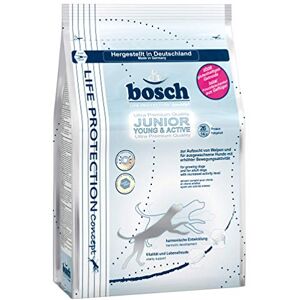 Bosch Life Protection Concept Junior Young & Active Aliments secs pour chiots et chiens adultes ayant une activité accrue 1 x 12,5 kg - Publicité