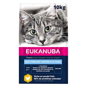 Eukanuba Chat Adulte Stérilisé / Contrôle du Poids Toutes Races Poulet 10kg - Publicité