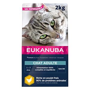 Eukanuba Chat Adulte Condition Optimale Toutes Races Poulet 2kg - Publicité