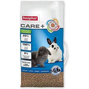 Beaphar – CARE+ – Alimentation Super Prenium pour lapin extrudée – 25% de fibres – Appétent, sans sucre ajouté ni colorant – Haute digestibilité – Participe à l’usure naturelle de dents – 5 kg - Publicité