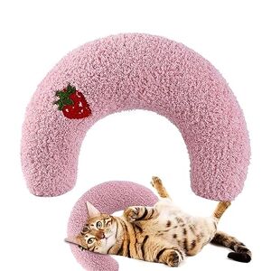 Rolempon Oreiller por Chats, Nuque por Chat, 9,45 X 7,87 X 2,76 por, Couchage Doux por Animaux Compagnie, Oreillers Protection du Cou Chat Lavables, Oreiller Apaisant por - Publicité