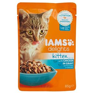 Iams Nourriture Humide en Sauce Poulet pour Chaton 85g - Publicité