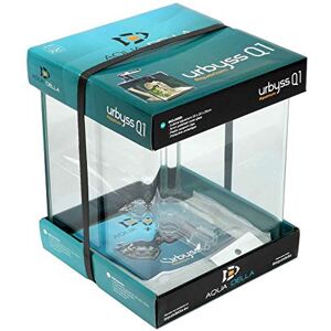 Aqua Della , Aquarium Urbyss 20x20x25 cm, Aquarium cubique avec Verre courbé et Poli de 5 mm, Verre de Protection Poli de 3 mm, Clips de Support en Plastique, Tapis de Protection - Publicité