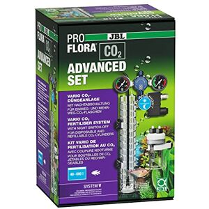 JBL PROFLORA CO2 ADVANCED SET V, Système Complet de Fertilisation au CO2 pour 40-600 l, avec Arrêt de nuit, 2 Manomètres et de nombreux Accessoires, sans Bouteille - Publicité