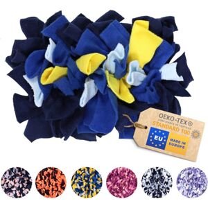 MIMIKO Pets Tapis Fouille Chien & Chat   XS (17x28cm) Jaune, Bleu Marine, Bleu Bleuet   Jeux Intelligence Chien, Jeu Chien Occupation, Tapis Jeu Chien, Snuffle Mat Chien en Tailles XS XXL - Publicité