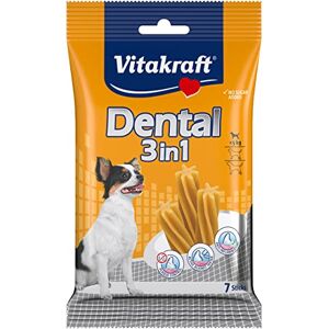 Vitakraft Dental 3en1 Snack pour Chien Taille XS Sachet de 7 Sticks 70 g - Publicité