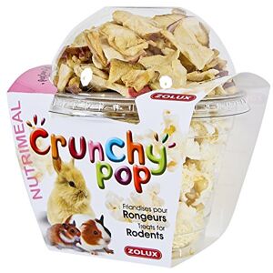 Zolux Friandises pour rongeurs Crunchy Pop Pomme 33G Pop Corn et Pomme - Publicité