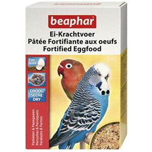 Beaphar – Pâtée fortifiante aux œufs pour perruche et perroquet – Contient des protéines animales et végétales, vitamines, minéraux – Idéal pour la reproduction, la croissance et la mue – 1kg - Publicité