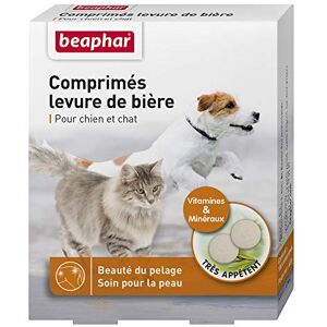 Beaphar 100 Comprimés levure de bière pour chien et chat Complément alimentaire Renforce la beauté du pelage Soin pour la peau Riche en vitamines et en minéraux Très appétent - Publicité