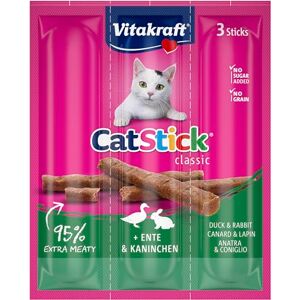 Vitakraft Cat-Stick Mini Friandise Premium pour Chat Canard/Lapin Sachet Fraîcheur de 3 Sticks - Publicité