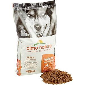 almo nature Holistic Maintenance L Dog. Croquettes pour Chiens de Grande Taille avec Saumon Frais. 12 Kg - Publicité