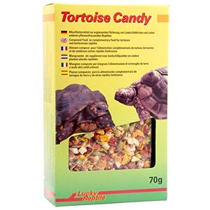 Lucky Reptile Tortoise Candy 70g Une friandise spéciale Aliment composé pour Tortues terrestres et Autres Reptiles herbivores friandise utile pour Les Tortues - Publicité