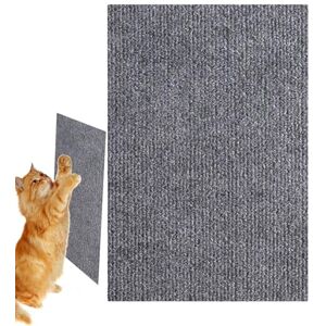 BIUDUI Tapis À Gratter Autocollant pour Chat, DIY Trimmable Chats Grattoir, Climbing Cat Scratcher, Tapis Griffoir pour Chat, Tapis À Gratter Sol Antidérapant, Protège Les Tapis Et Canapés - Publicité