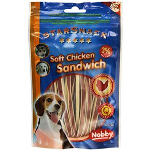 Nobby Soft Poulet Sandwich Snack pour Chien 70 g - Publicité