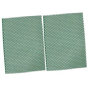 YARNOW 2 Pièces Tapis De Cage pour Plateau De Fond De Cage pour Literie De Lapin Tapis De pour Animaux De Compagnie Cage pour Lapins Petits Animaux Poulet Matériel PVC - Publicité