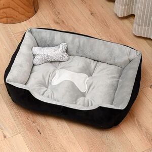 VIXDA Super Doux canapé os lit pour Animaux de Compagnie Linge Chaud Maison de Chat pour Petit Moyen Grand Chien Doux Lavable Chiot Coton chenil Maison de Lavage - Publicité