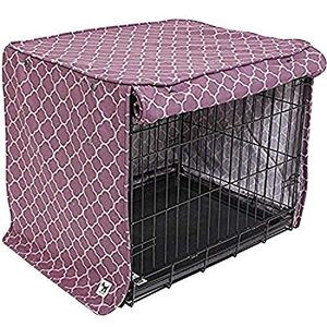 Molly Mutt Royals Housse de Cage pour Chien 76,2 cm Taille M 76,2 x 53,3 x 61 cm Deux Panneaux de Portes enroulables, fabriquée à partir de 100% Coton Durable, Respirant et pré-rétréci Lavable en - Publicité