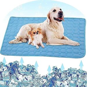 Fueegue Tapis Refrigerant Chien, Tapis Rafraîchissant pour Chien, Pet Cooling Mat pour Chiens de Petite et Moyenne Taille ou Chats Durable - Publicité