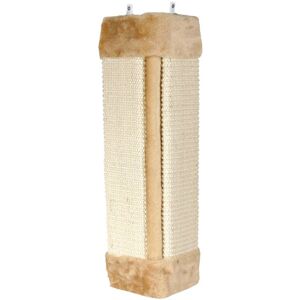 Griffoir pour chat, pour les angles de pièce, tapis en sisal, 23x49 cm, naturel/beige - Publicité