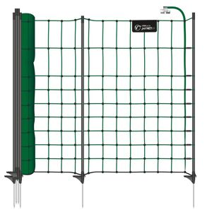 Clôture pour chiens, enclos pour les chiots, clôture pour les lapins petNET de VOSS.pet, 12 m, 65 cm, 9 piquets, 1 pointe, vert - Publicité