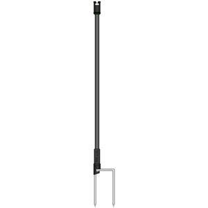 Piquet de rechange NETmaster de VOSS.farming, 65 cm, 2 pointes, noir