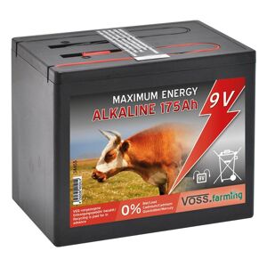 Voss Pile ALCALINE 175Ah de VOSS.farming - pile de clôture électrique 9 V, grand modèle