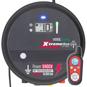 Xtreme Electrificateur Professionnel Xtreme X110 VOSS.farming avec télécommande,  12V-230V, très puissant, 11 joules