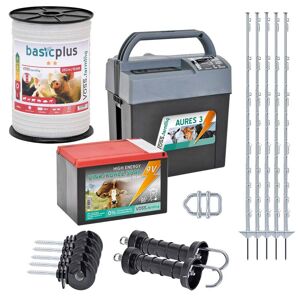 Kit de démarrage de clôture électrique pour chevaux VOSS.farming, 9 volt