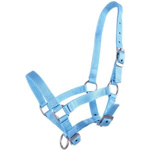 Licol pour poulain QHP, reglable sur 3 positions, bleu layette, taille 03