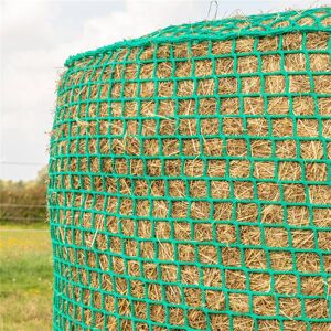 Filet a foin de VOSS.farming pour balles de foin rondes - 1,60 x1,60 m, maillage 4,5 x 4,5 cm