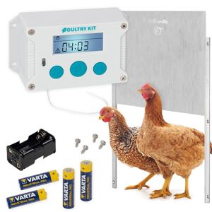 Kit : Portier automatique Poultry Kit VOSS.farming avec trappe 430 x 400 mm