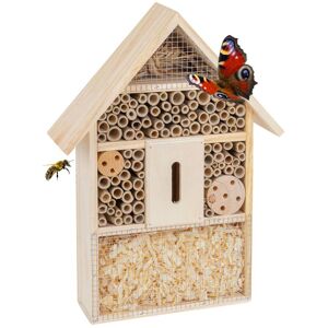 Maison de protection insectes, hôtel pour insectes 27,5 x 9 x 39,5cm