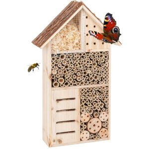 Maison de protection insectes, hôtel pour insectes 27 x 9 x 49cm