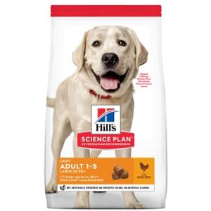 Hills Hill's Science Plan Light Adult Large Breed avec du poulet 14 kg - Publicité