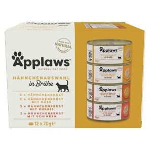 Applaws Multipack Adult 12 x 70 g Sélection de poulet - Publicité