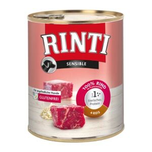 RINTI Sensible Bœuf & Riz 12x800 g - Publicité