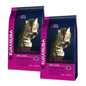 EUKANUBA Sterilised / Weight Control 2x3 kg - Publicité