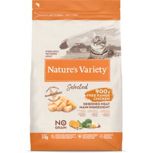 Nature's Variety Selected Sterilised poulet eleve en plein air pour chat - 3 kg